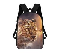 sinyumoney Leopard Butterfly Mochila Ligera Para La Escuela, Mochila Escolar, Mochila Para La Universidad Para Niñas Y Adolescentes 17inch