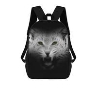 sinyumoney Leopard Cheetah Fractal Mochila Escolar Para Niñas 17inch Mochila Informal Ligera Para Niños Y Niñas, Ideal Para Estudiantes De Secundaria