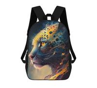 sinyumoney Leopard Cheetah Jaguars Mochila Escolar, Mochila De Viaje Resistente Al Agua, Mochila Para Computadora Para Adolescentes, Niñas, Niños, Mujeres Y Hombres 17inch