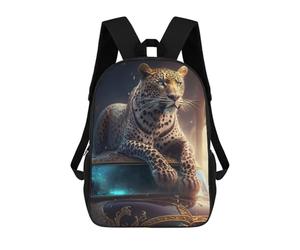 sinyumoney Leopard Classic Car Mochilas Infantiles Impresas En 3D, Mochilas De Moda Informales, Mochilas De Viaje Bonitas, Mochilas Informales Para Exteriores Para Niños Y Niñas 17inch
