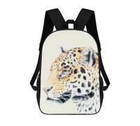 sinyumoney Leopard Fractal Colored Mochilas Para Niños Mochila Escolar Mochila Escolar Impresa En 3D Para Niños Estudiantes De Primaria Y Secundaria 17inch