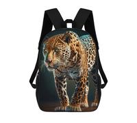 sinyumoney Leopard in Shadows Mochila Escolar Impresa En 3D Para Niños Y Niñas, Mochila Escolar, Mochila De Viaje Para Niños 17inch