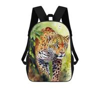 sinyumoney Leopard In The Jungle 17inch Mochilas Escolares Impresas En 3D, Mochilas Escolares De Moda Para Niños De Primaria Y Secundaria