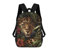 sinyumoney Leopard In The Jungle Mochila Escolar Mochila De Día Mochila De Negocios Mochila Impermeable Para Libros Para Hombres/mujeres 17inch