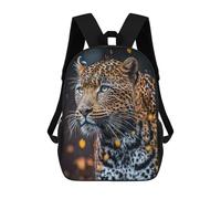 sinyumoney Leopard in The Wild -3 Mochilas Infantiles Impresas En 3D, Mochilas De Moda Informales, Mochilas De Viaje Bonitas, Mochilas Informales Para Exteriores Para Niños Y Niñas 17inch