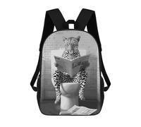 sinyumoney Leopard In Toilet Mochilas Infantiles Impresas En 3D Para Niños, Mochilas Escolares De Moda, Mochilas De Viaje, Mochilas Escolares Para Niños De Primaria 17inch