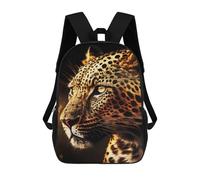 sinyumoney Leopard Portrait Mochila Escolar, Mochila Infantil Para Niños Y Adolescentes, Regalos, Mochilas De Día Con Impresión 3D, Mochila Escolar, Mochila Para Libros 17inch