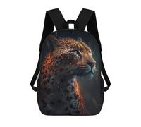 sinyumoney Leopard Rain Mochila Escolar Infantil Impresa En 3D 17inch Mochilas De Moda Para Niños De Primaria Y Secundaria