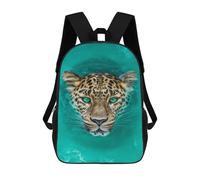sinyumoney Leopard Swimming in Water-5 Mochilas Infantiles Mochila Escolar Impresa En 3D Para Niños Mochilas De Viaje Bolsas Para Libros Para Niños 17inch Mochila Escolar
