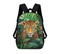 sinyumoney Leopard Watercolor Mochila Escolar De Moda Para Estudiantes, Adecuada Para Niños Y Niñas, Mochila Informal Para Viajes Al Aire Libre, Esencial Para El Día A Día 17inch