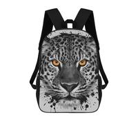 sinyumoney Leopard Watercolor Mochila Infantil, Mochila Escolar Para Niños, Mochila Escolar Infantil Con Estampado 3D De Dibujos Animados, Mochila De Gran Capacidad Para Niños Y Niñas 17inch