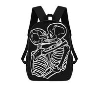sinyumoney Lesbian Skeleton Gay And L Mochila Escolar, Mochila Infantil Para Niños Y Adolescentes, Regalos, Mochilas De Día Con Impresión 3D, Mochila Escolar, Mochila Para Libros 17inch