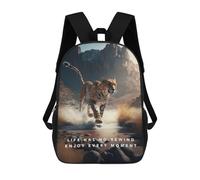 sinyumoney Life Has No Rewind Mochila Infantil, Mochila Escolar Infantil, Mochilas Escolares Impresas En 3D Para Niños Y Estudiantes Adolescentes 17inch
