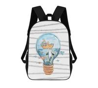 sinyumoney Light Bulb Ocean Szene Mochilas Escolares Para La Escuela, Secundaria, Preparatoria Y Universidad. Mochilas De Viaje Para La Escuela/trabajo/viajes. 17inch