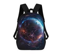sinyumoney Lightning Alien Planet Mochilas Escolares Para Ordenador Para El Colegio/trabajo/viajes Para Niñas, Niños Y Adolescentes 17inch