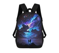 sinyumoney Lightning in The Cosmos Mochila Para Niños, Adolescentes Y Estudiantes, Mochilas Para Niñas, Mochilas Para Niños Pequeños, Primaria Y Secundaria 17inch