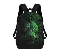 sinyumoney Lion Black Animals Mochila, Mochila Escolar Impresa En 3D, Bolsa Para El Almuerzo Escolar, Mochila De Viaje, Mochila Para Amigos, Mochila Escolar Para Niñas Y Niños 17inch