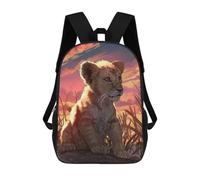 sinyumoney Lion Cub Mochila Escolar Para Niñas Mochila Impermeable Mochila Informal De Día Mochila Ligera Para Niño Y Niña Mochila Escolar 17inch