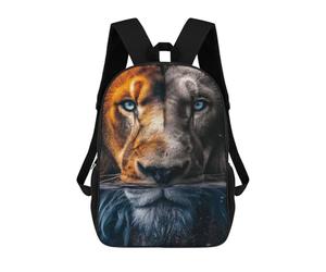 sinyumoney Lion Diving in Water Mochila Escolar/de Negocios Resistente Para Portátil Para Niños/niñas/adolescentes 17inch