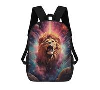 Sinyumoney Lion in 60s Rock Album Mochila Mochila Impreso 3D, Mochila De Gomo, Mochila De Viaje, Mochila De Amigos Para Niñas Y Niños, Lion In 60s Rock Album, 17"