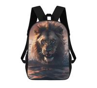 sinyumoney Lion in Water-3 Mochila Infantil, Mochila Escolar Para Niños, Mochila Escolar Infantil Con Estampado 3D De Dibujos Animados, Mochila De Gran Capacidad Para Niños Y Niñas 17inch