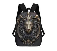 sinyumoney Lion King Majesty Mochilas Infantiles Impresas En 3D De 17 Pulgadas. Mochila Escolar Informal Impresa En 3D Para Niños De Primaria Y Secundaria.