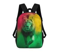sinyumoney Lion King Rasta Colors-1 Mochila Escolar Impresa En 3D 17inch Mochilas De Moda Para Niños, Mochilas Escolares Para Niños De Primaria Y Secundaria