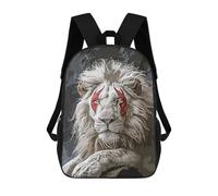 sinyumoney Lion Mochila Escolar Para Niños Y Niñas, Mochila Informal De Viaje, Mochila De Gran Capacidad Para El Día A Día 17inch