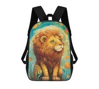 sinyumoney Lion Mystical Mochilas Informales Para Niños, Mochila Escolar Para Adolescentes, Niñas Y Niños, Mochilas Para Libros 17inch