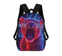 sinyumoney Lion Neon Animal Mochila De Día Mochila De Negocios Mochila Impermeable Para Libros Para Hombres/mujeres 17inch