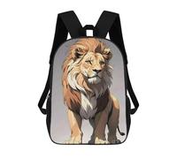 sinyumoney Lion of The Jungle Mochila Escolar Para Niñas Mochila Impermeable Mochila Informal De Día Mochila Ligera Para Niño Y Niña Mochila Escolar 17inch