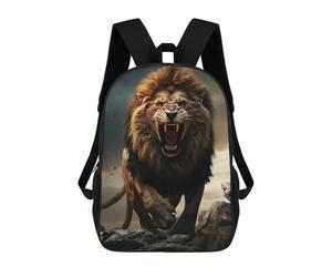 sinyumoney Lion on Mountain Mochila Escolar Infantil Impresa En 3D Para Niños, Mochilas De Viaje, Bolsas Para Libros, Mochila Escolar Infantil 17inch