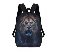 sinyumoney Lion Roaring in Water Mochilas Escolares Impresas En 3D, Mochila Escolar Informal Para Niños, Mochila Escolar De Moda Para Estudiantes De Secundaria 17inch