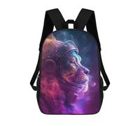 sinyumoney Lion Space Fighter Mochila Escolar, Mochila De Viaje, Mochila Universitaria, Mochilas Para El Campus, Viajes Al Aire Libre, Deportes 17inch