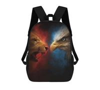 sinyumoney Lion Vs Eagle Epic Face-off! Mochilas Para Niños 17inch Mochila Escolar Mochila Escolar Impresa En 3D Para Niños De Primaria Y Secundaria