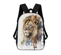 sinyumoney Lion Watercolor Mochila Escolar Mochila Para Niños Impresa En 3D Mochilas Infantiles Para Niños Y Niñas Mochilas Escolares Mochilas De Viaje Para Niños 17inch