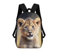 sinyumoney Lion Watersketch Mochilas Infantiles Impresas En 3D Para Niños, Mochilas Escolares De Moda, Mochilas De Viaje, Mochilas Escolares Para Niños De Primaria 17inch