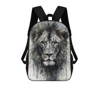 sinyumoney Lion Wild Majesty Mochila Infantil Para Niñas, Mochila Escolar 3D, Mochila Para Niños Pequeños, Mochila Informal De Día, Mochila Escolar De Moda 17inch