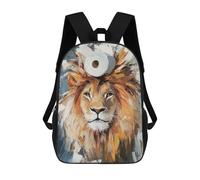 sinyumoney Lion with Toilet Paper Crown Mochila Escolar Infantil Impresa En 3D Mochila De Viaje De Alta Capacidad Bolsas Para Libros Mochila Infantil 17inch