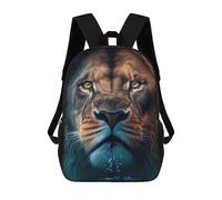 sinyumoney Lion's Majesty in Water Mochila Para Niños, Adolescentes Y Estudiantes, Mochilas Para Niñas, Mochilas Para Niños Pequeños, Primaria Y Secundaria 17inch