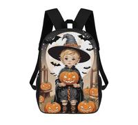 sinyumoney Little Boy Wizard Mochila Escolar Infantil Estampada Para Adultos Y Niños, Mochila De Viaje Para El Día A Día 17inch