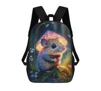 sinyumoney Little Mouse in The Forest Mochila Escolar Impermeable Para Viajes, Mochila Para Ordenador Portátil, Ideal Para Acampar, Aventuras Al Aire Libre Y Viajes Diarios 17inch