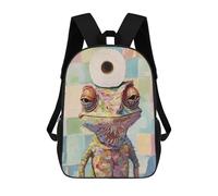 sinyumoney Lizard with Toilet Paper Mochila Escolar Infantil Estampada Para Adultos Y Niños, Mochila De Viaje Para El Día A Día 17inch