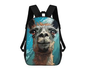 sinyumoney Llama Pop Extravaganza Mochila Ligera Informal Para El Día A Día, Mochila Escolar Para Hombres/mujeres 17inch