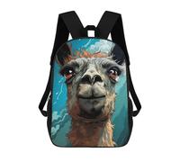 sinyumoney Llama Pop Extravaganza Mochilas Infantiles Impresas En 3D, Mochilas De Moda Informales, Mochilas De Viaje Bonitas, Mochilas Informales Para Exteriores Para Niños Y Niñas 17inch