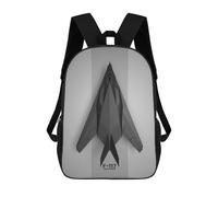 sinyumoney Lockheed F117 Nighthawk Mochila Escolar Para Niños, Mochila Escolar De Gran Capacidad Para Niños, Mochila Escolar 3D, Regalos Para Niños 17inch