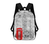 sinyumoney London - Big Ben 17inch Mochilas Escolares Impresas En 3D, Mochilas Escolares De Moda Para Niños De Primaria Y Secundaria