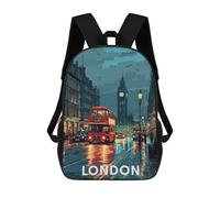 sinyumoney London Big Ben Mochila Escolar Infantil Impresa En 3D Para Niños, Mochilas De Viaje, Bolsas Para Libros, Mochila Escolar Infantil 17inch