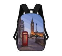 sinyumoney London Big Ben Mochila, Mochila Escolar Impresa En 3D, Bolsa Para El Almuerzo Escolar, Mochila De Viaje, Mochila Para Amigos, Mochila Escolar Para Niñas Y Niños 17inch