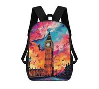 sinyumoney London Skyline with Big Ben -1 Mochila Escolar Resistente Al Agua, Mochila De Viaje, Bolsa Para Computadora Para Hombres, Mujeres Y Adolescentes 17inch